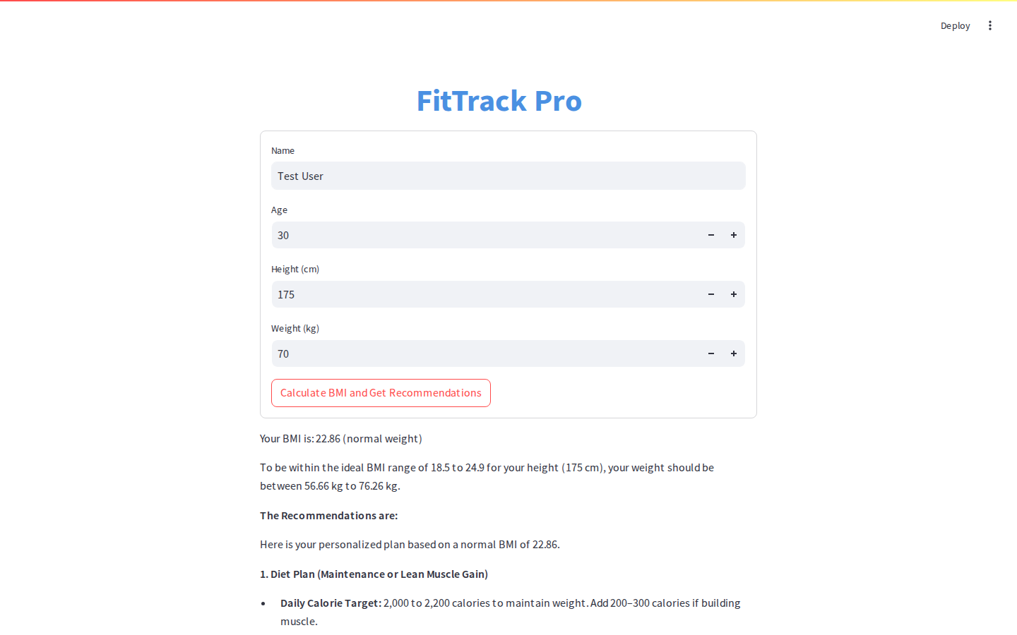 FitTrack