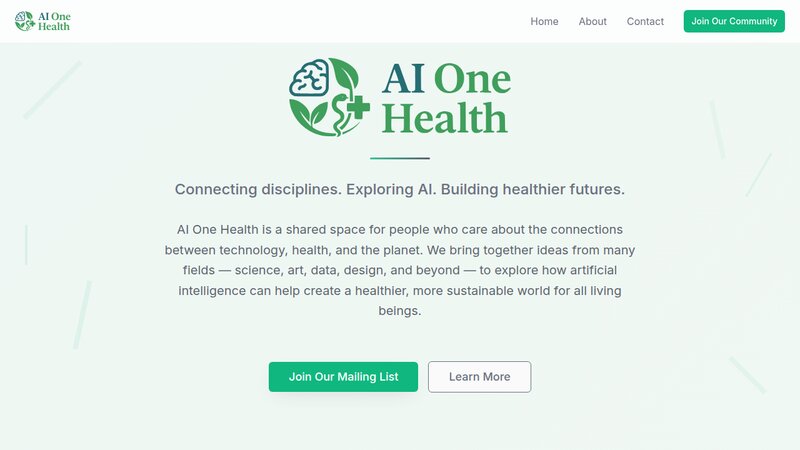 AI One Health preview