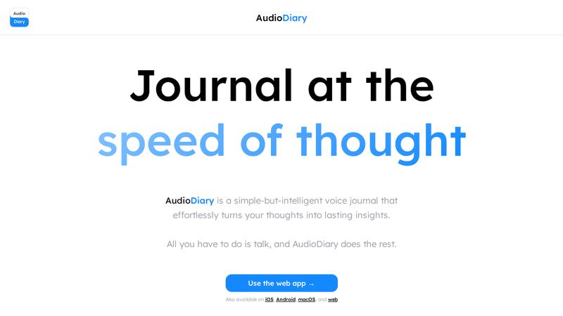 Audio Diary