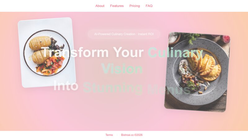 Bistroai generate Michelin-quality meals with AI