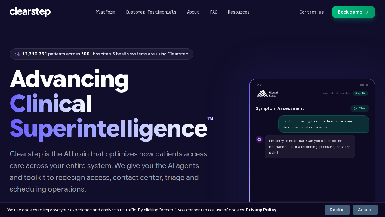 Clearstep preview