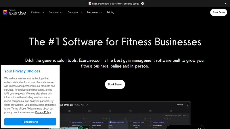Exercise preview