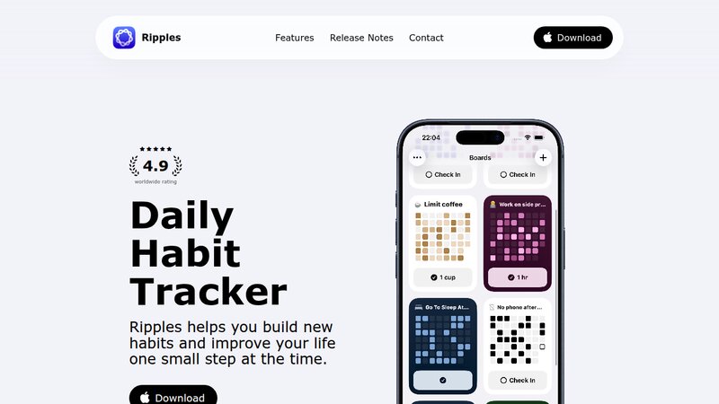 Habit-tracking app with GitHub-style grids
