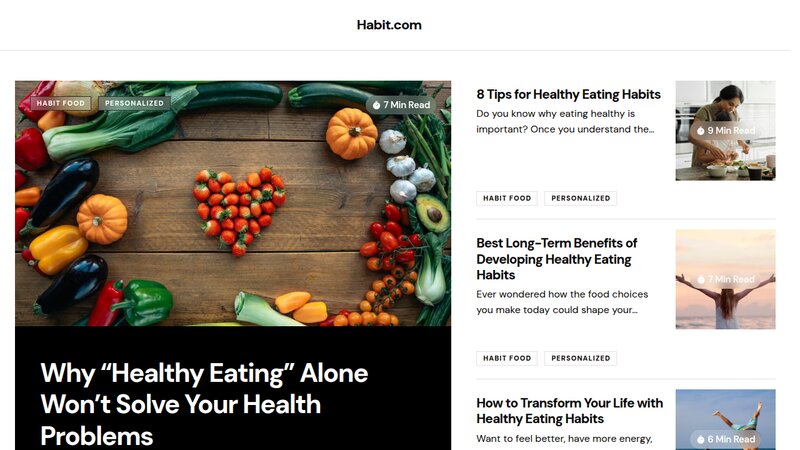 Habit preview