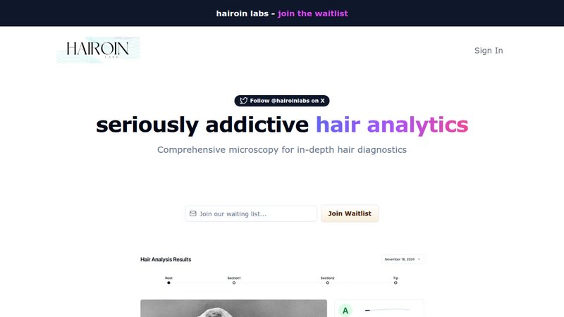 Hairoin Labs preview