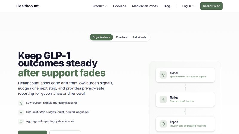 A simple health tracking app I built to make daily logging simpler