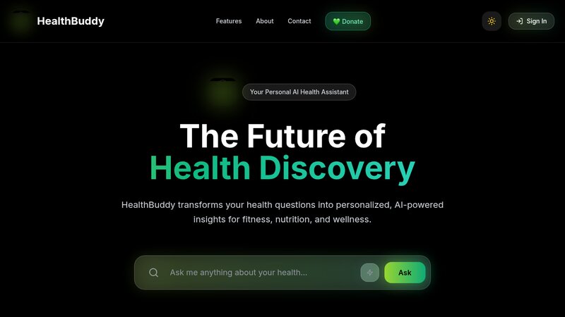 HealthBuddy preview