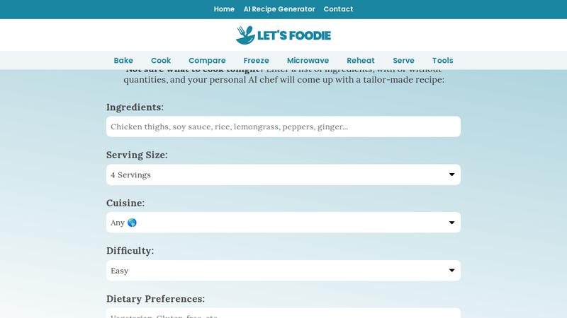 Recipes By AI