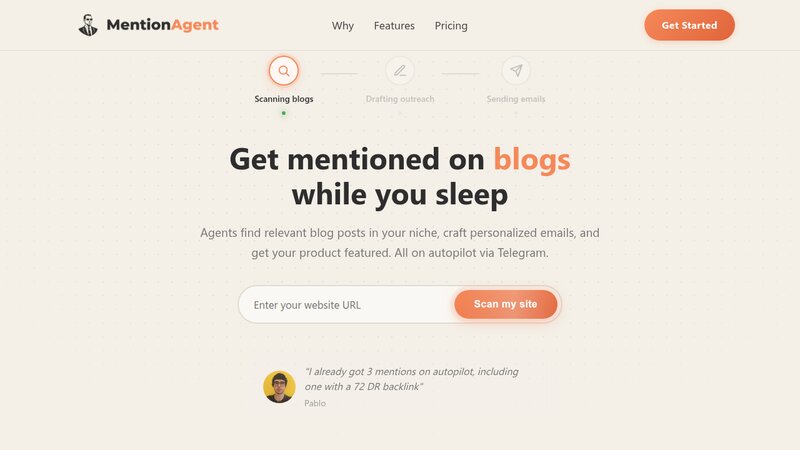 MentionAgent preview