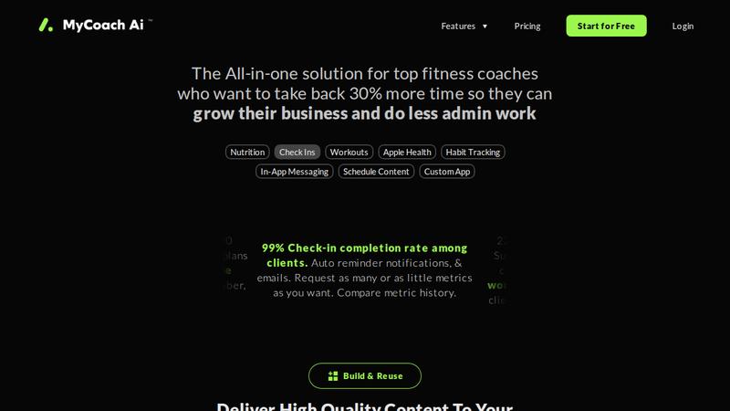 Mycoachai.com preview