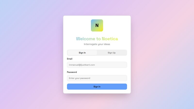 Noetica preview