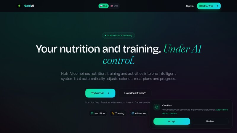 NutriAI preview