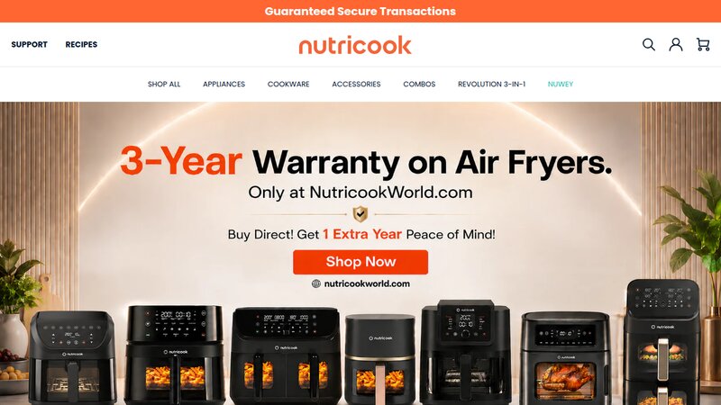 NutriCook recipe book with AI preview