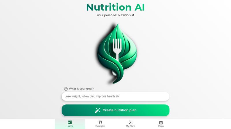 NutritionAI preview