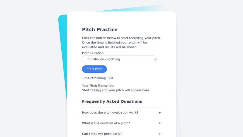 Pitch Practice