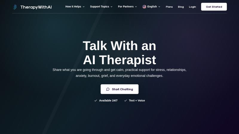 Therapy with AI