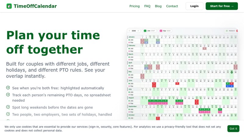 TimeOffCalendar