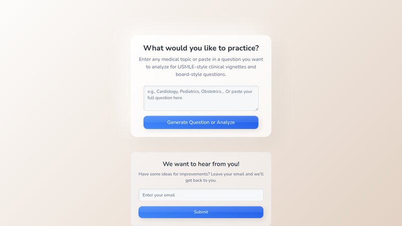 LLM reasoning partner for multiple choice questions preview